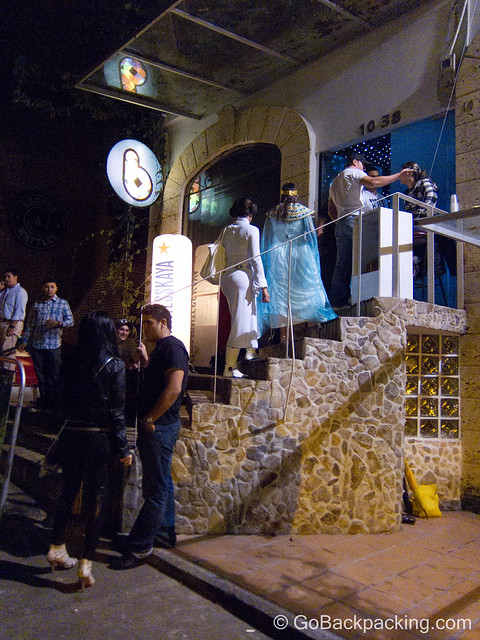 Entrance to B-Lounge