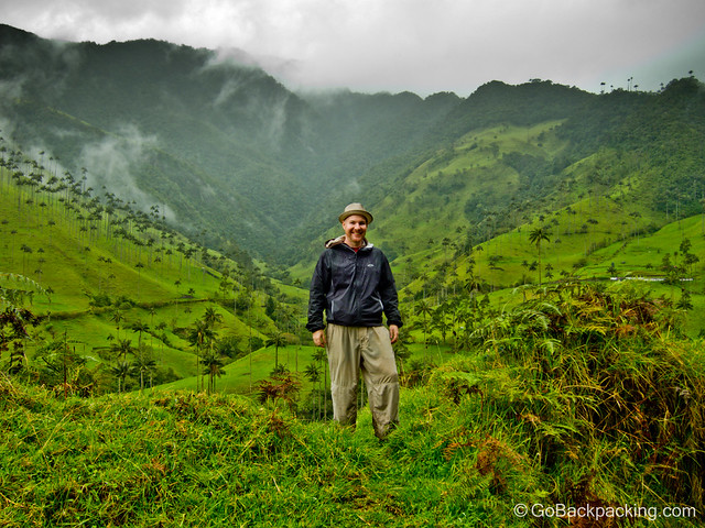 Amidst the wax palms of the Valle de Cocora, one of my favorite places in Colombia