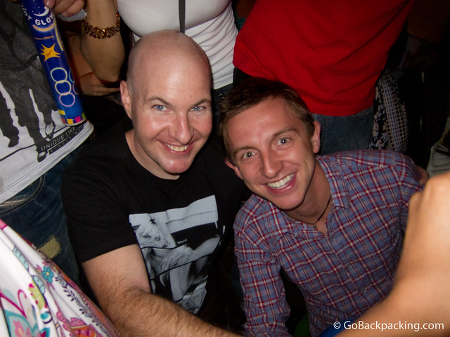 Brock and I laying low