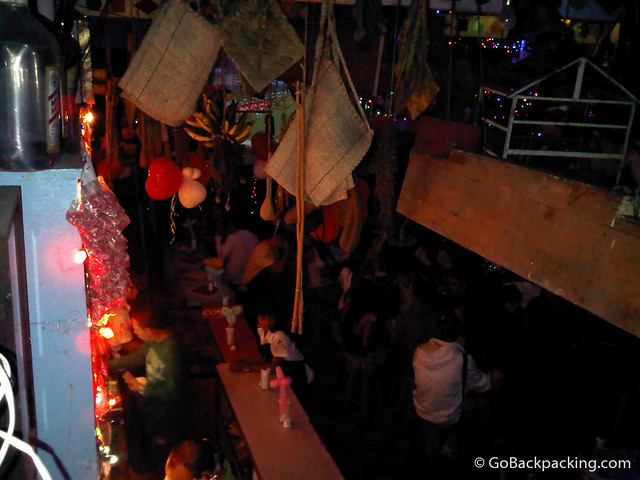 The bar at La Tienda, Envigado