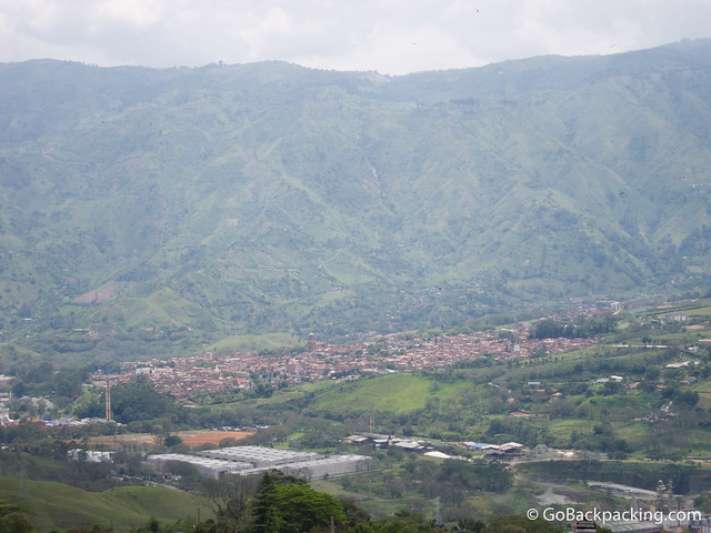 View of Girardota from nearby Copacabana