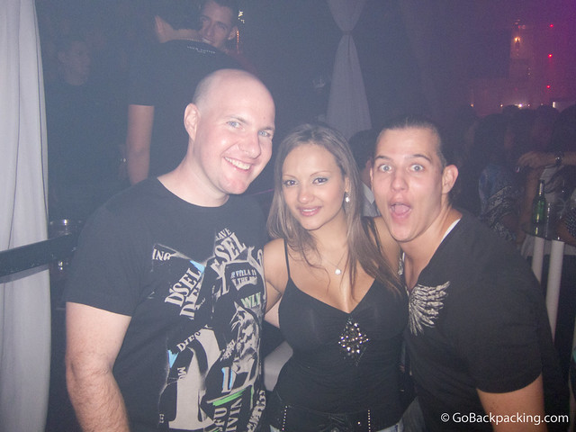 From right: Marcello, Ivon, and I