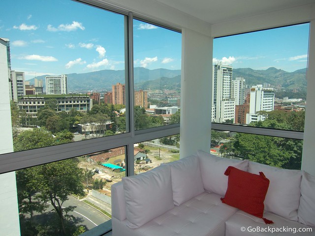 The mountain view from my apartment