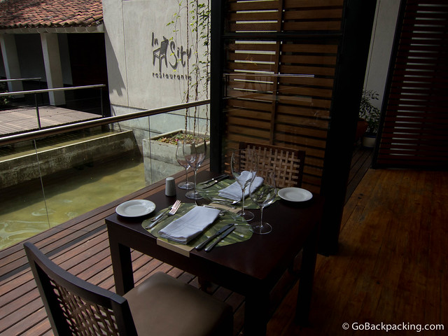 Table for two, by the water