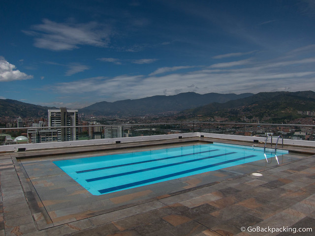 Rooftop pool
