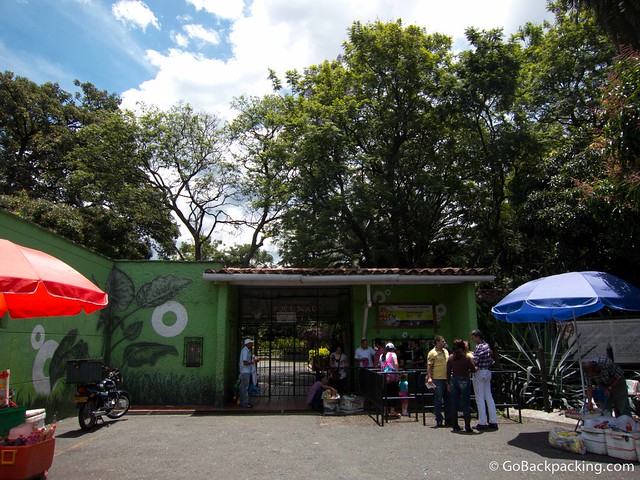 Entrance to the Medellin Zoo