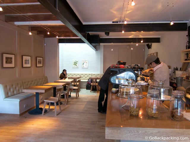 Clean, modern interior decor