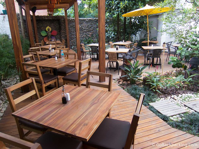 The garden at Satay