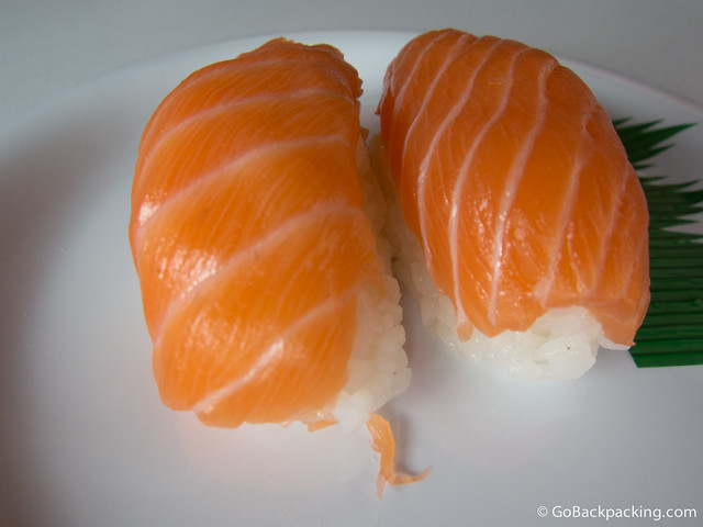 Salmon nigiri, my favorite