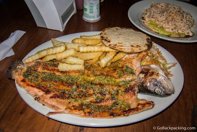 Trucha (trout) at El Balcon Trucha (trout) at El Balcon