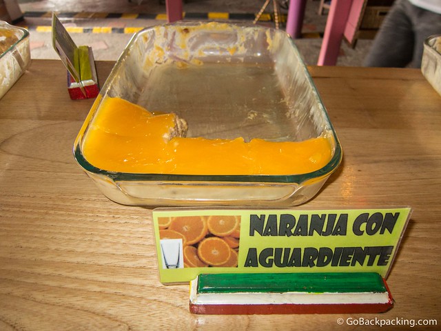 Naranja con Aguardiente (orange with aguardiente) Naranja con Aguardiente (orange with aguardiente)