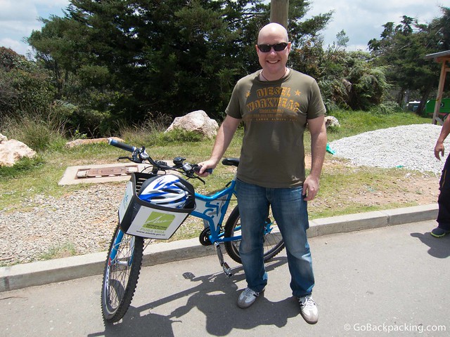 Biking in Parque Arvi