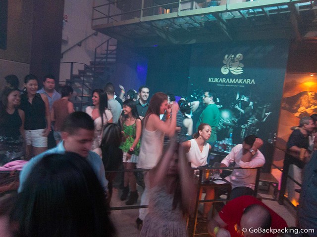 Kukaramakara around 1 AM on a Saturday night