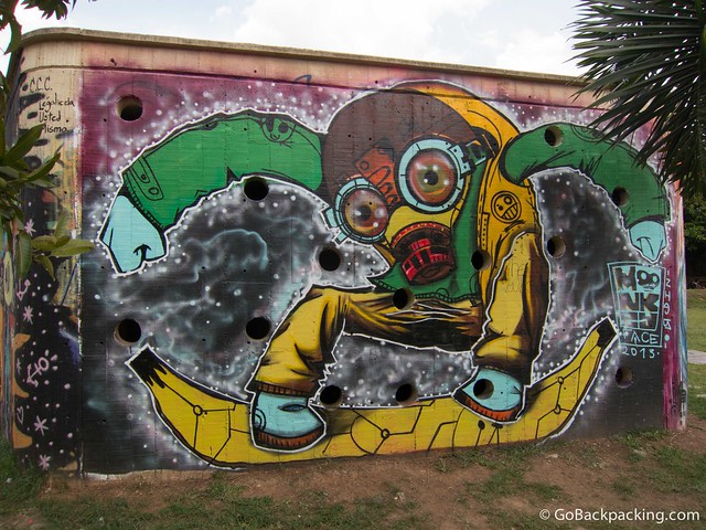 Graffiti in the park