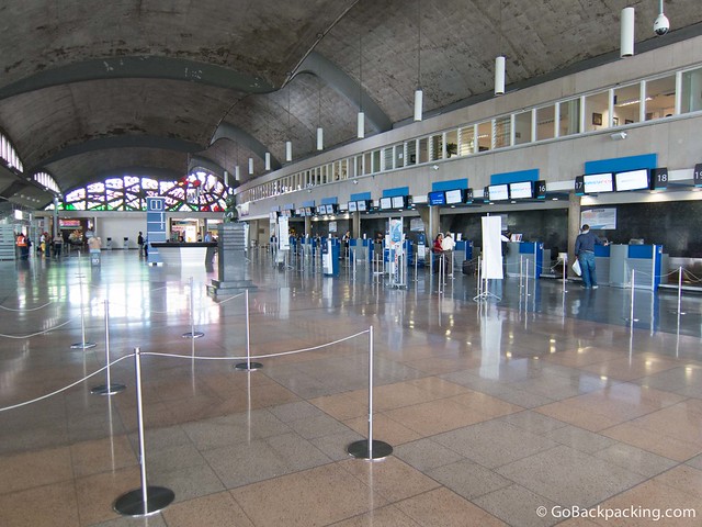 Olaya Herrera Airport Check-in desks at Olaya Herrera Airport