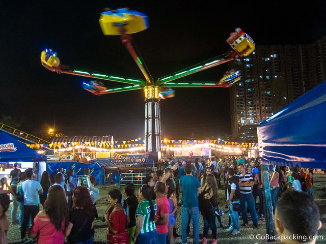 The "pulpa" or octopus ride as one of the Viviana's called it