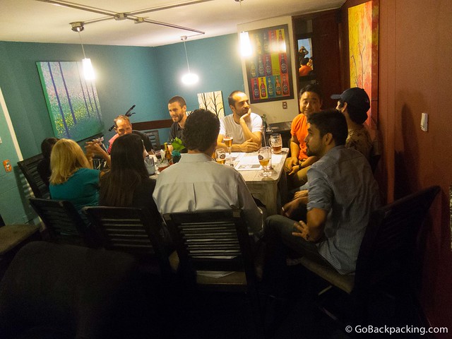 Taking over the colorful loft 