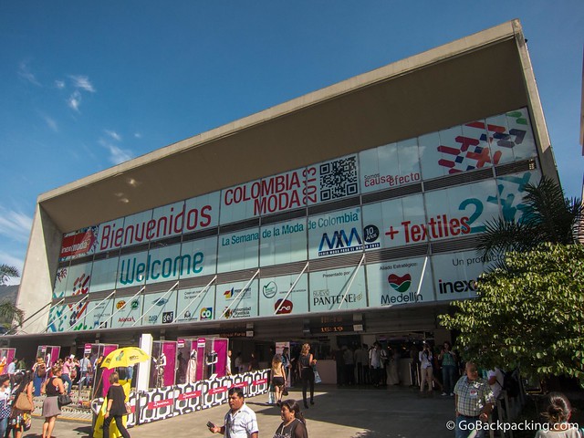 Entrance to Colombiamoda