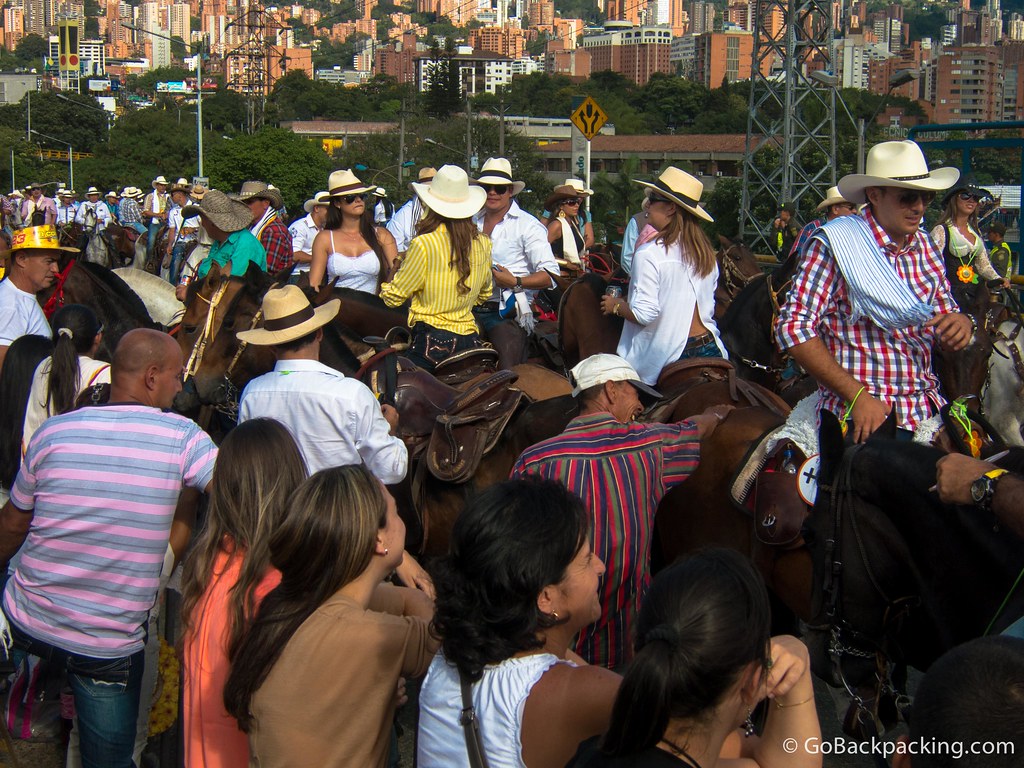 The woman in the yellow striped shirt caught my attention. Traffic jams in the parade are common, as groups of friends and family take periodic breaks.