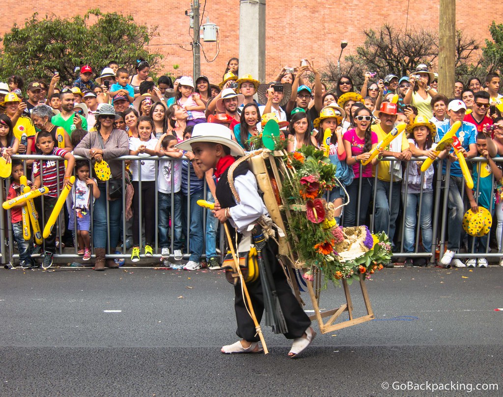 The 1st place silleta in the children's division