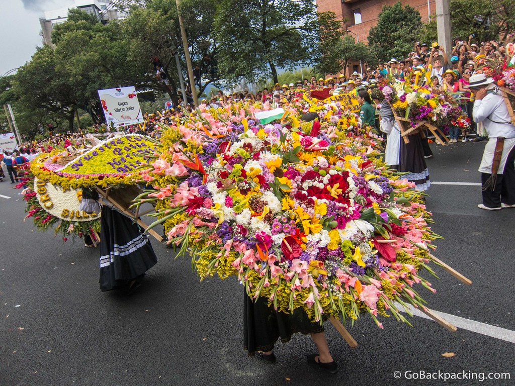 The Junior silleteros