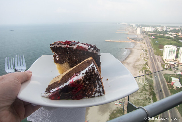 Birthday cake Birthday cake with a view