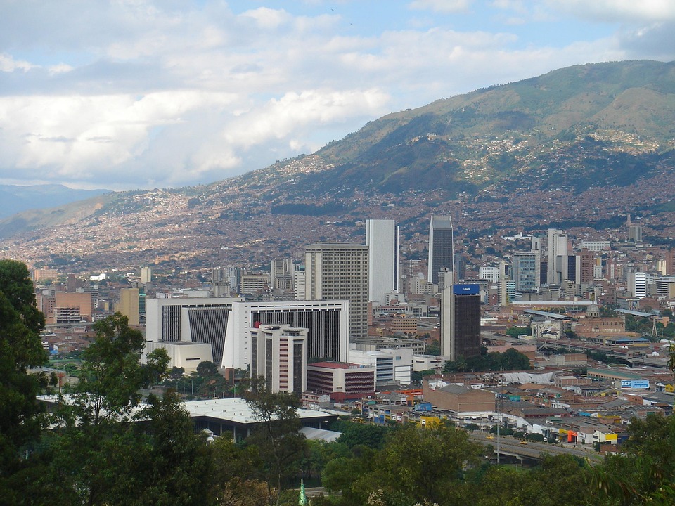 Medellin, Colombia, Panoramic, Architecture, Skyline