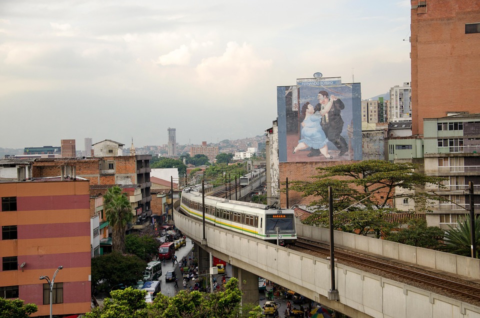 Medellin, Colombia, Train, Metro, Rails, Railway