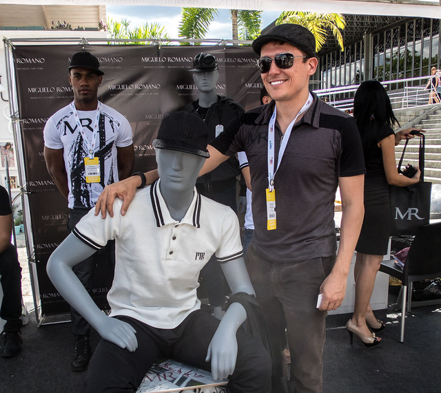 Michael Puscar Co-founder Michael Puscar at the Míguelo Romano booth at Colombiamoda